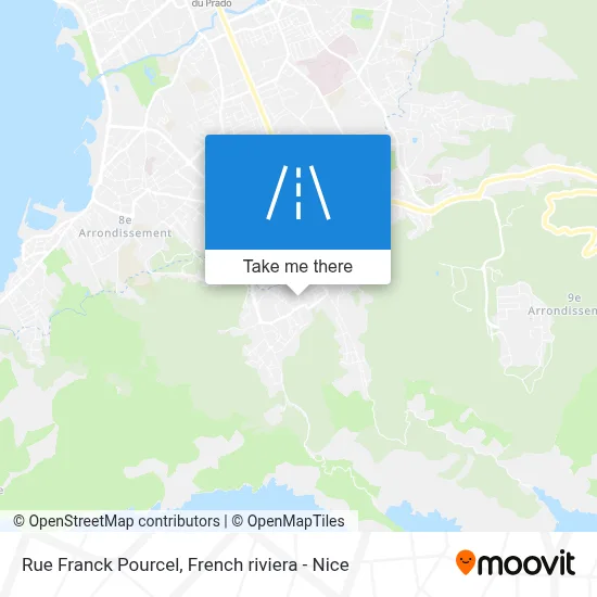 Mapa Rue Franck Pourcel