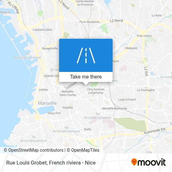Rue Louis Grobet map