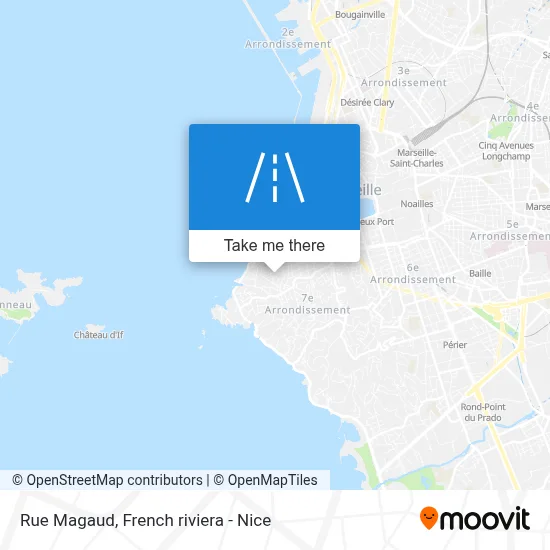 Mapa Rue Magaud