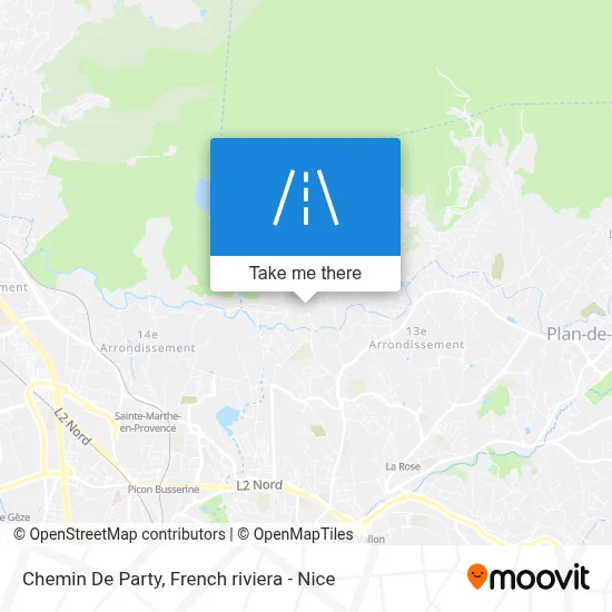 Chemin De Party map