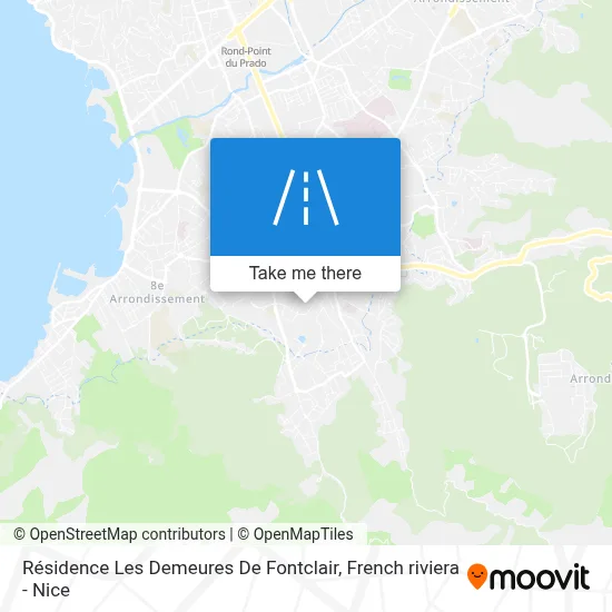 Résidence Les Demeures De Fontclair map