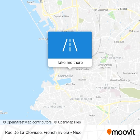 Rue De La Clovisse map