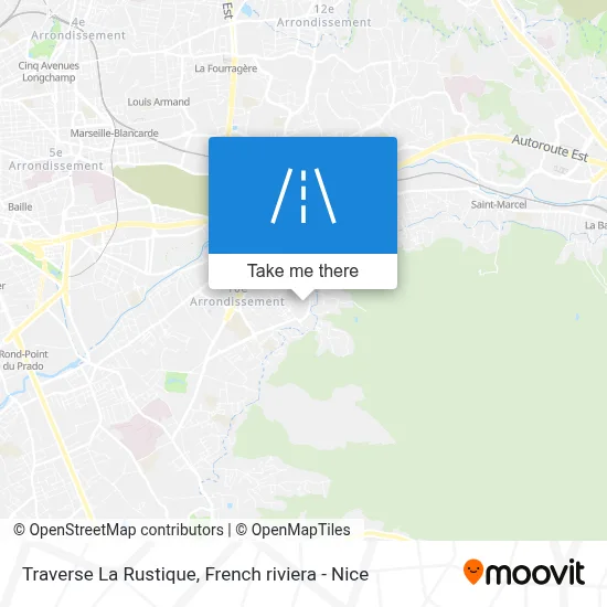 Traverse La Rustique map