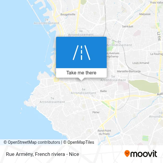 Rue Armény map