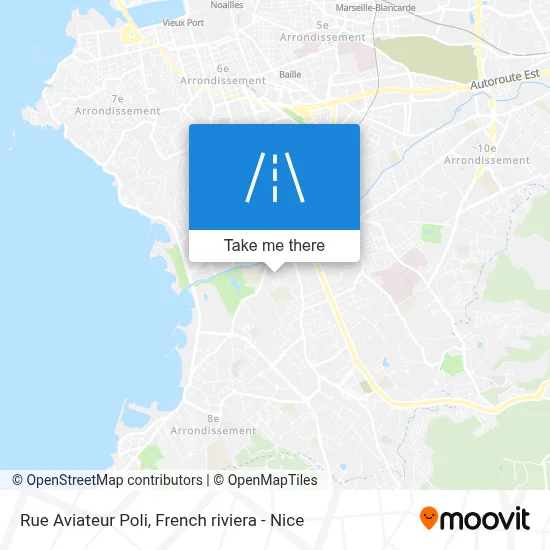 Rue Aviateur Poli map