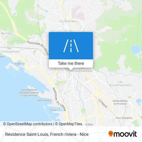 Résidence Saint-Louis map