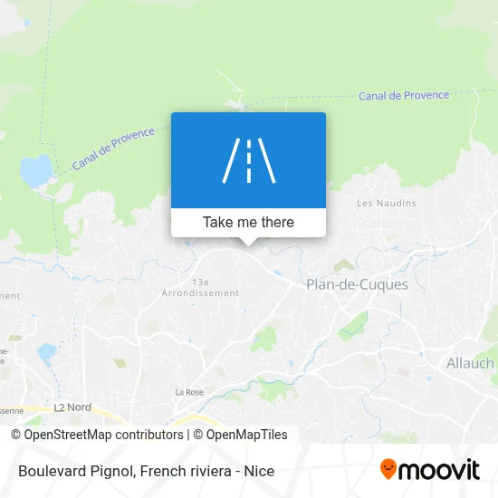 Boulevard Pignol map