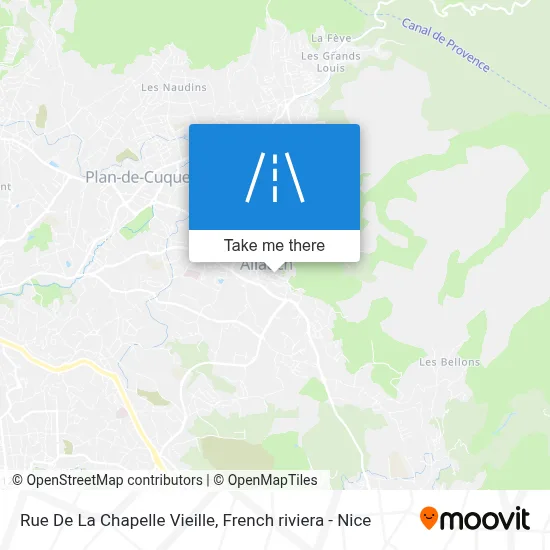 Rue De La Chapelle Vieille map