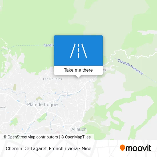 Chemin De Tagaret map