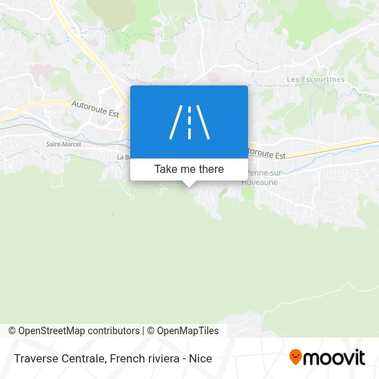 Traverse Centrale map