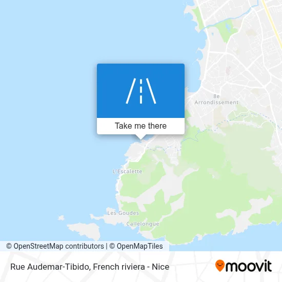 Rue Audemar-Tibido map