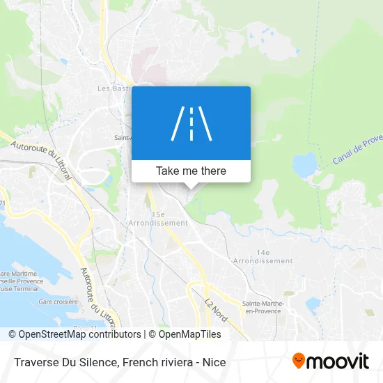 Traverse Du Silence map