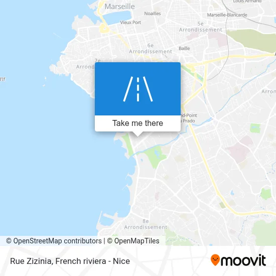 Rue Zizinia map
