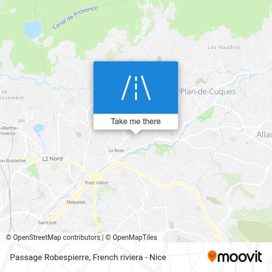 Passage Robespierre map