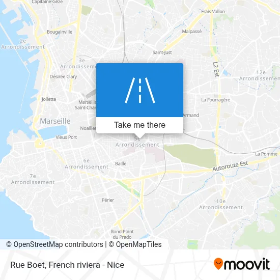 Rue Boet map