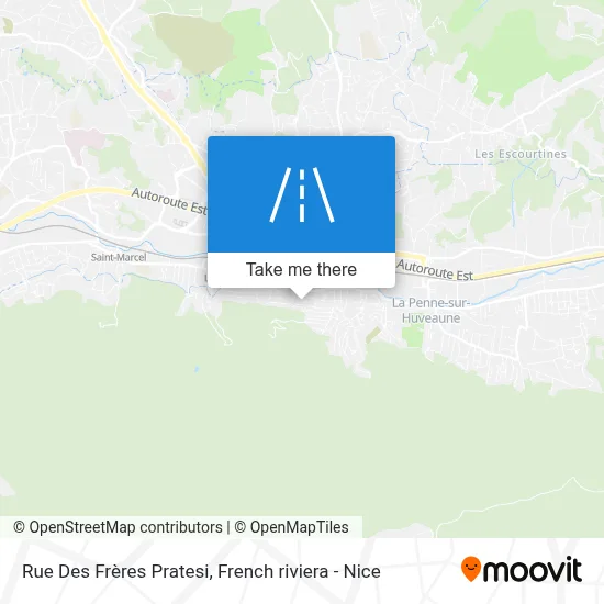 Rue Des Frères Pratesi map