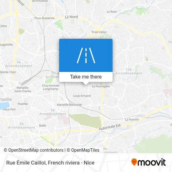 Rue Émile Caillol map