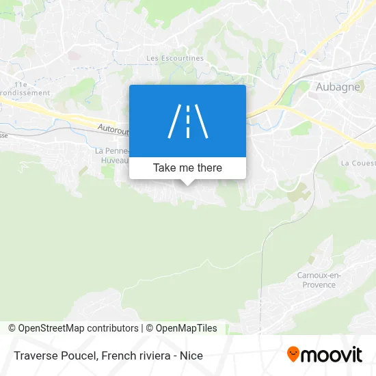 Traverse Poucel map