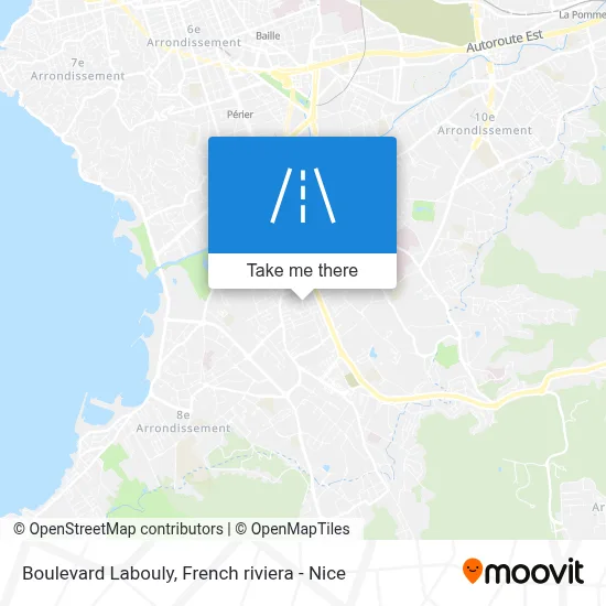 Boulevard Labouly map