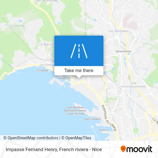 Impasse Fernand Henry map