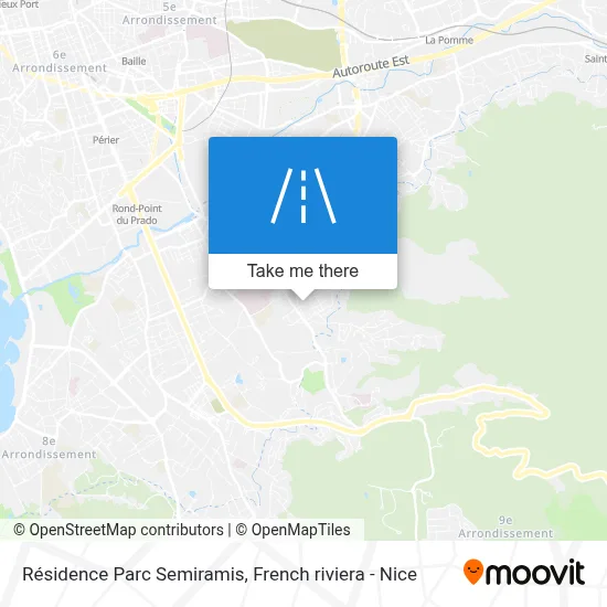 Résidence Parc Semiramis map