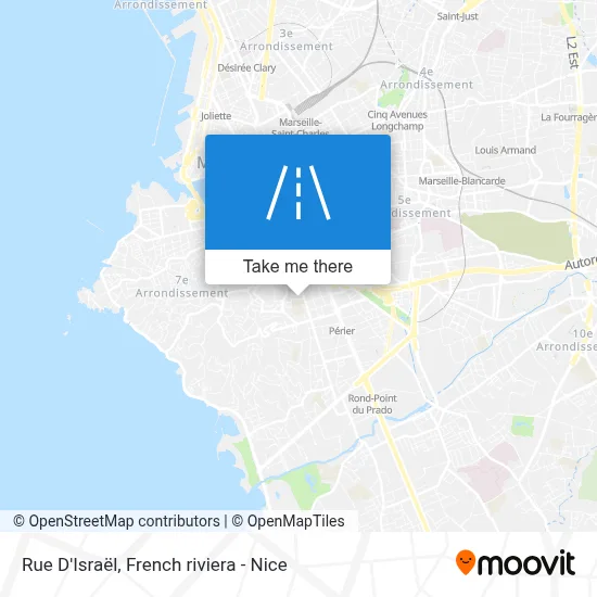 Rue D'Israël map