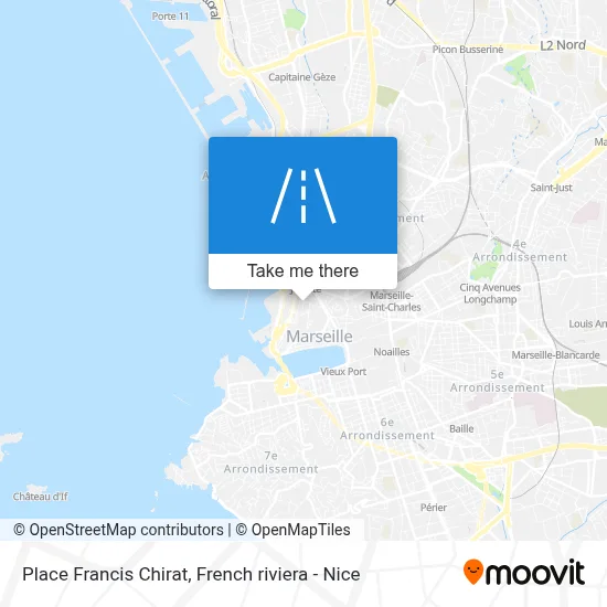Place Francis Chirat map