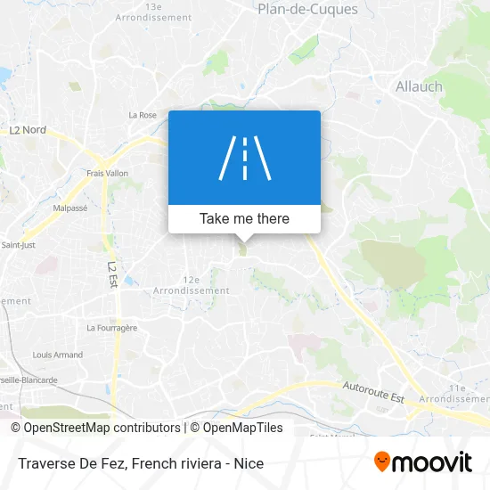 Traverse De Fez map