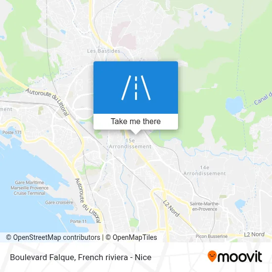 Boulevard Falque map