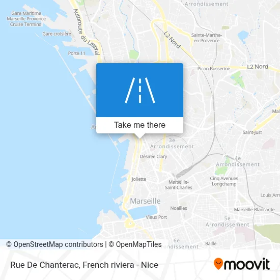 Rue De Chanterac map