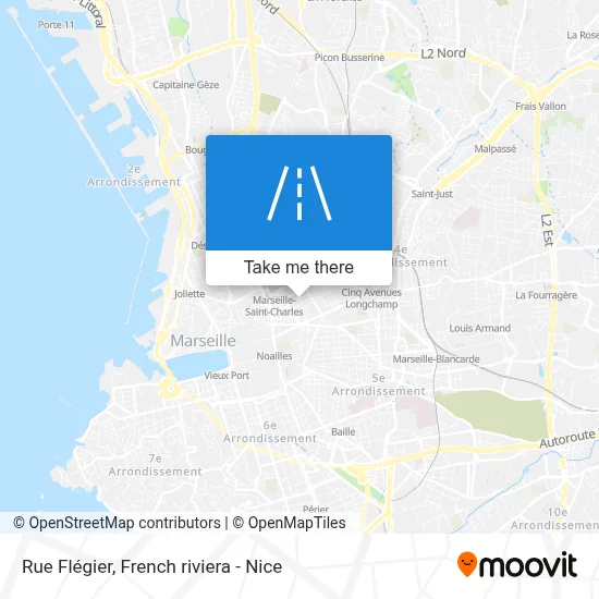 Rue Flégier map
