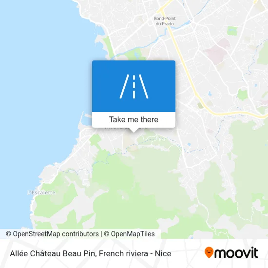 Allée Château Beau Pin map