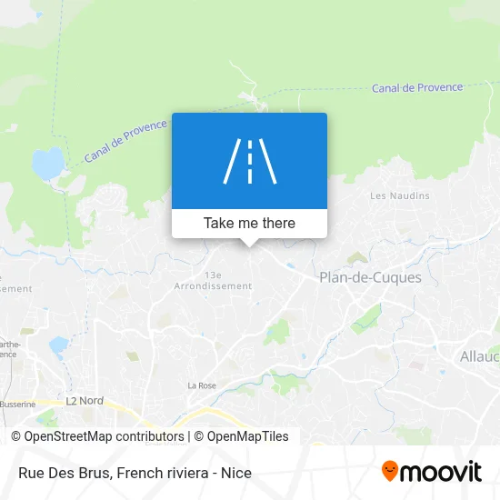 Rue Des Brus map