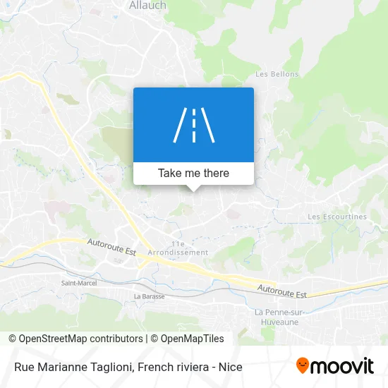 Rue Marianne Taglioni map