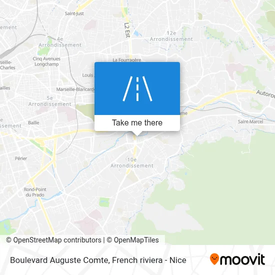 Boulevard Auguste Comte map