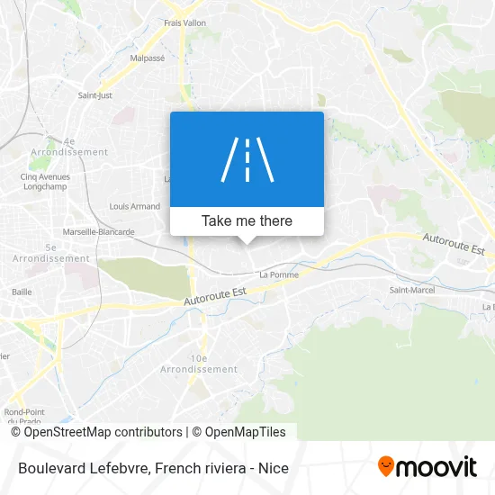 Boulevard Lefebvre map
