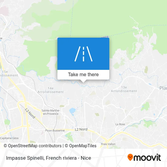Impasse Spinelli map