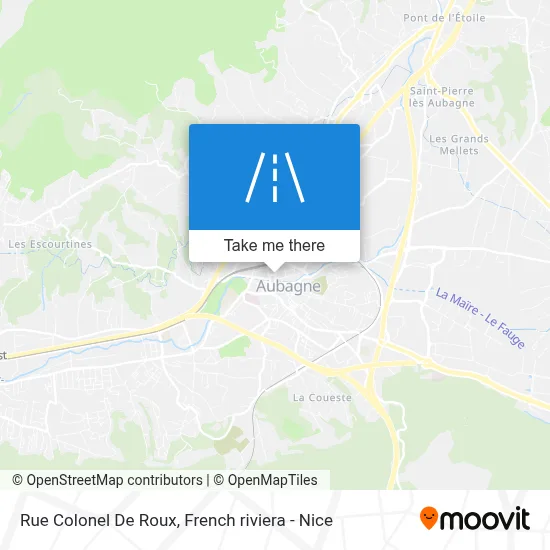 Mapa Rue Colonel De Roux