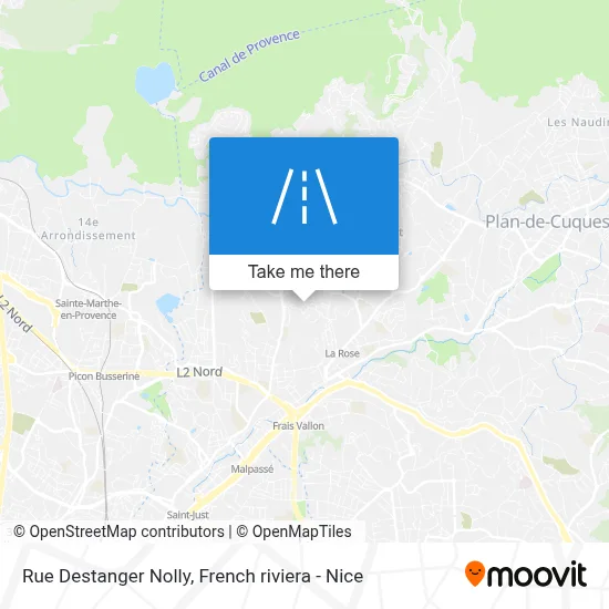 Rue Destanger Nolly map