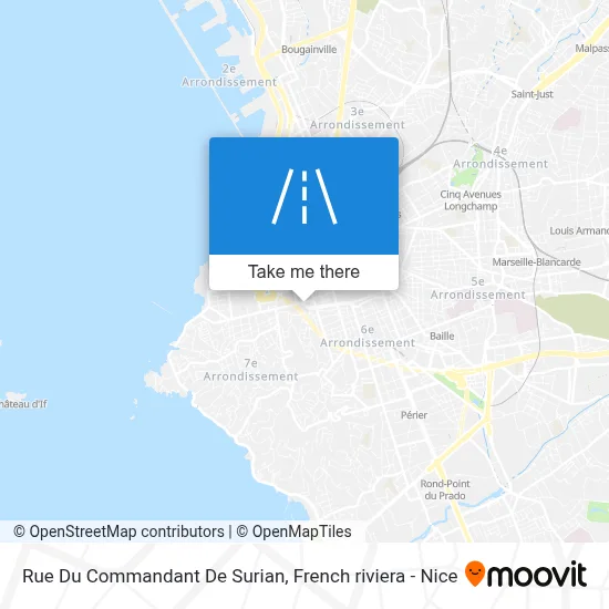 Rue Du Commandant De Surian map