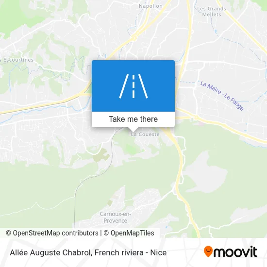 Allée Auguste Chabrol map