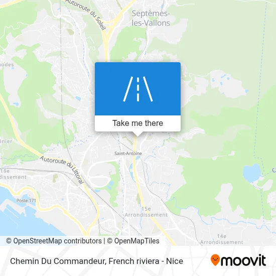 Chemin Du Commandeur map