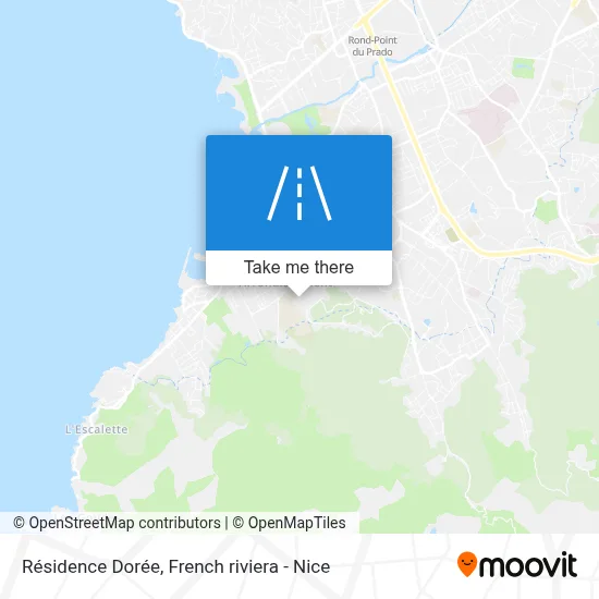 Résidence Dorée map