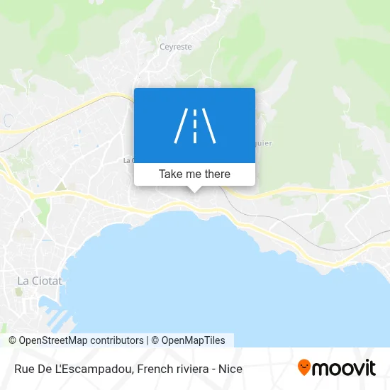 Rue De L'Escampadou map