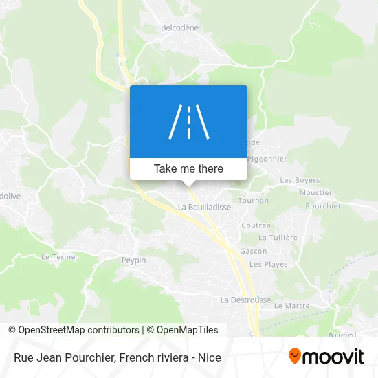 Mapa Rue Jean Pourchier