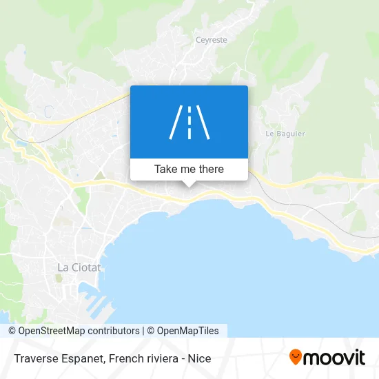 Traverse Espanet map