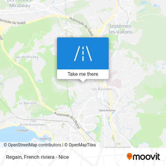 Regain map