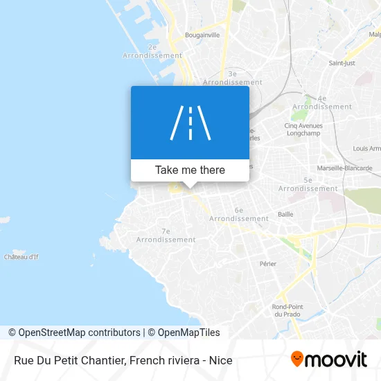 Mapa Rue Du Petit Chantier