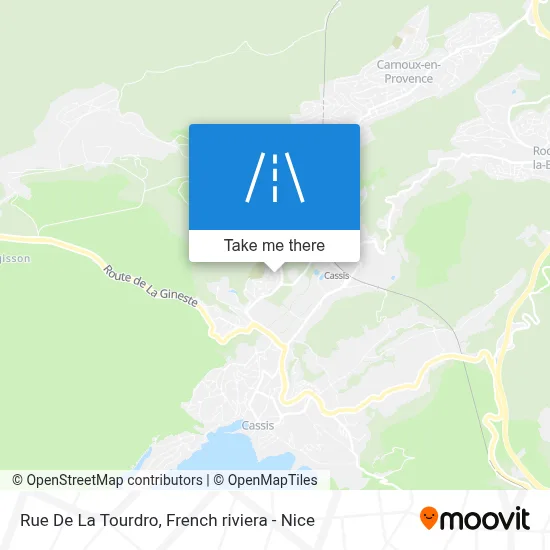 Rue De La Tourdro map