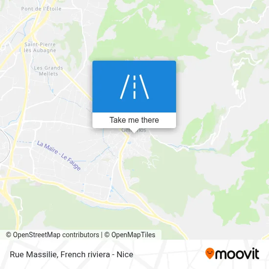 Rue Massilie map